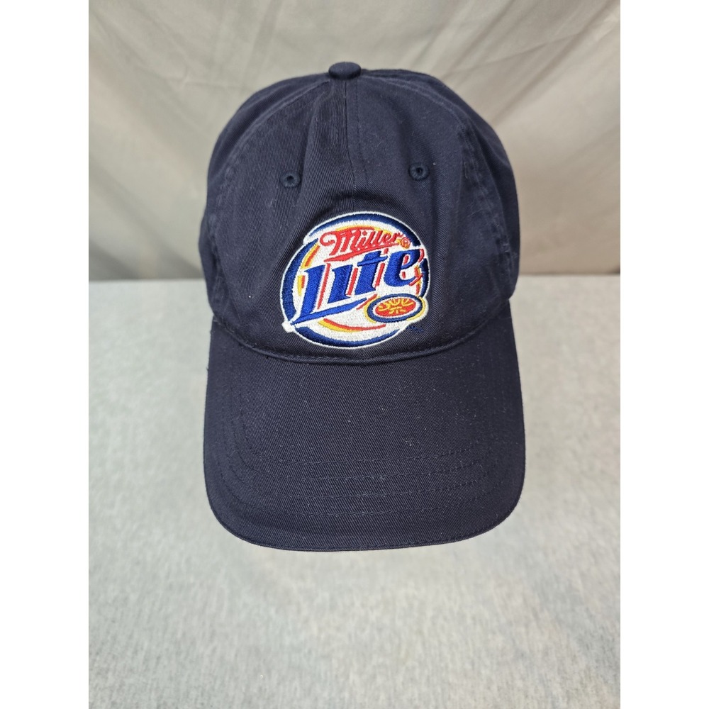 Miller Lite Navy Blue Baseball Cap Hat  Adjustable Strapback‎ Seba  PSW